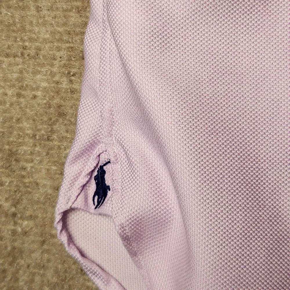 Polo Ralph Lauren Mens‎ Dress Shirt Lavender Pink Spread Collar Neck 15